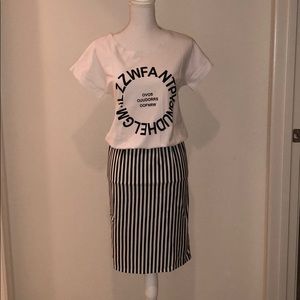 Short sleeve blouson top dress